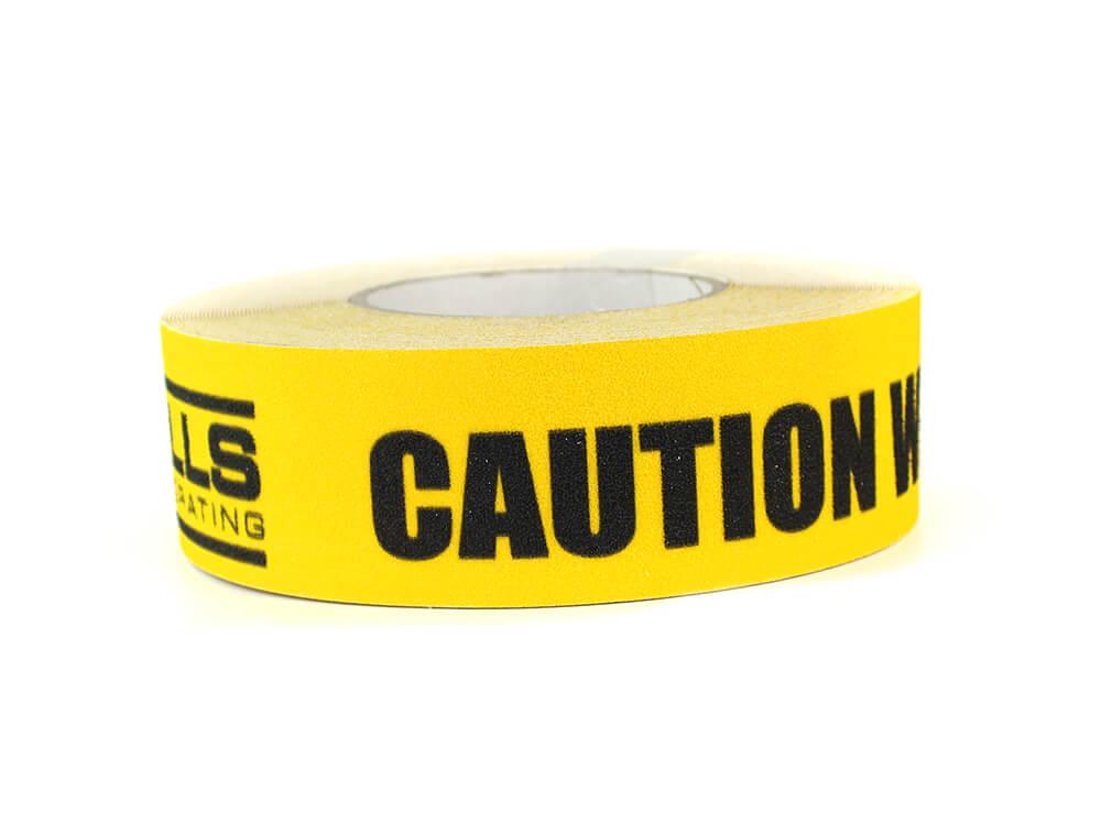 Bespoke Printed Caution Anti-Slip Safety-Grip Tape in Yellow