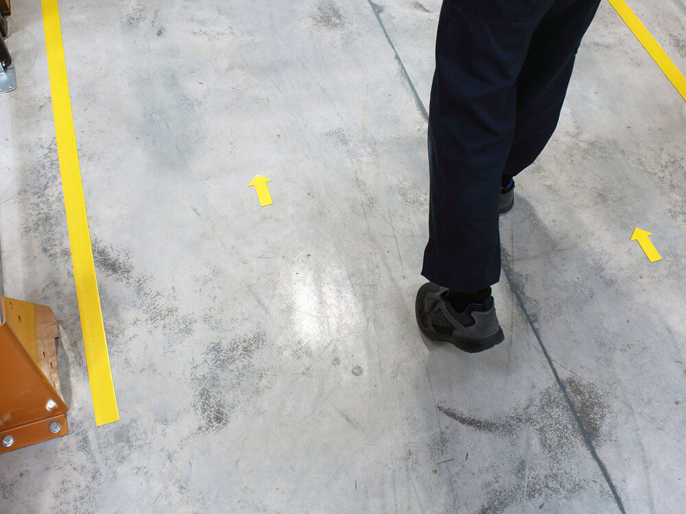 Social Distance Arrow Markings