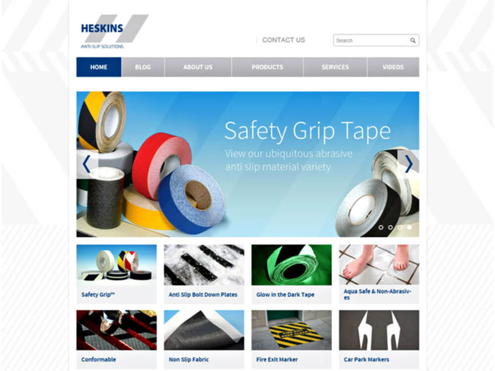 The New, Improved Heskins Website is Here Welcome - Heskins Website Screenshot